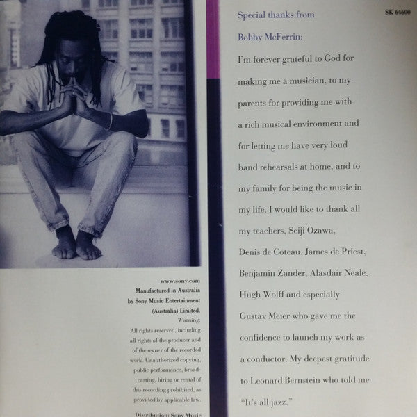 Bobby McFerrin, The Saint Paul Chamber Orchestra : Paper Music (CD, Album)