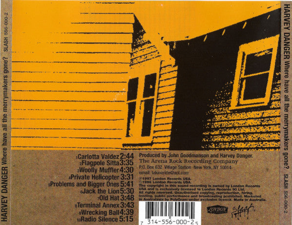 Harvey Danger (2) : Where Have All The Merrymakers Gone? (CD, Album)