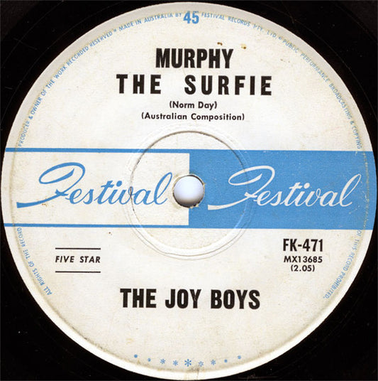 The Joy Boys : Murphy The Surfie (7", Single)