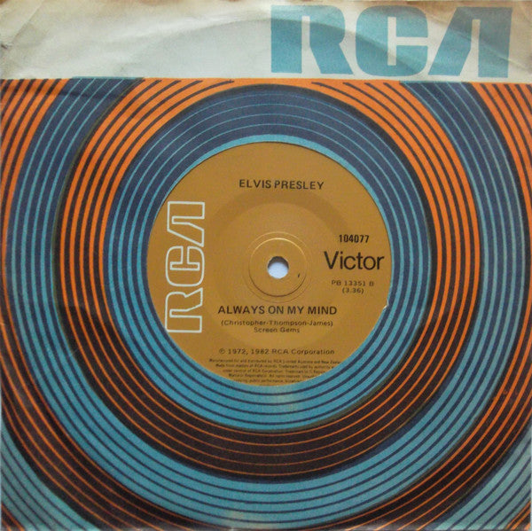Elvis Presley : The Elvis Medley (7", Single)