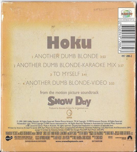 Hoku : Another Dumb Blonde (CD, Single, Enh)