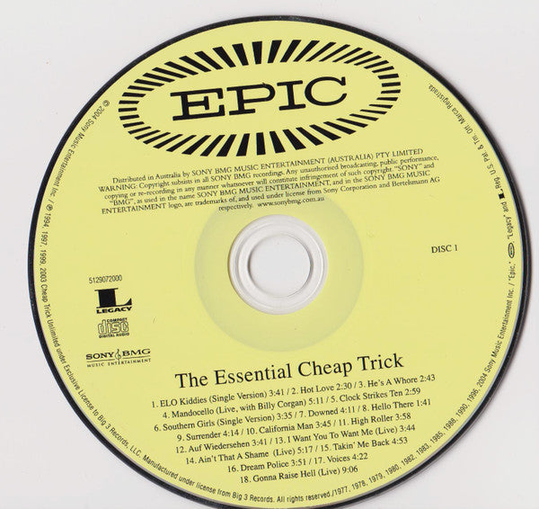 Cheap Trick : The Essential Cheap Trick (2xCD, Comp)