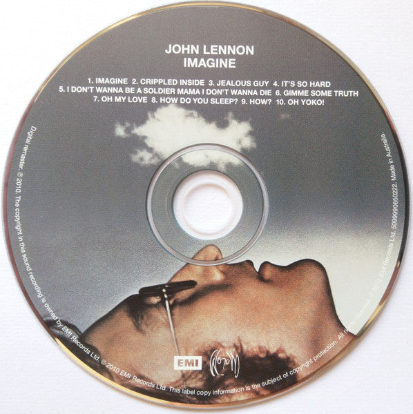 John Lennon : Imagine (CD, Album, RE, RM, Gat)