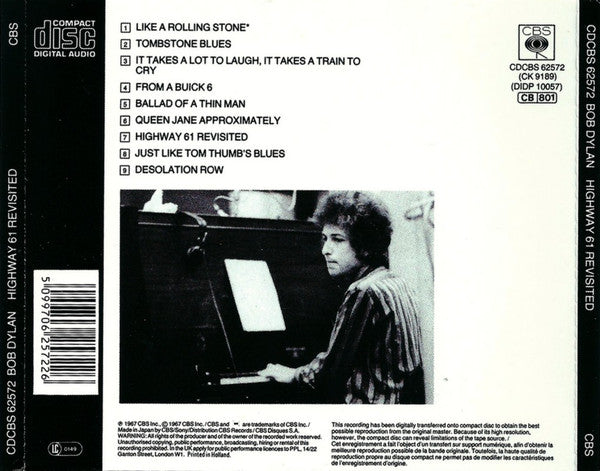 Bob Dylan : Highway 61 Revisited (CD, Album, RE)
