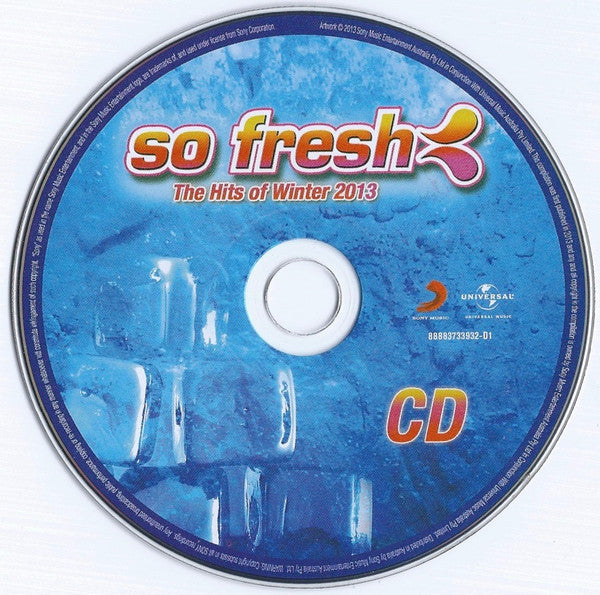 Various : So Fresh: The Hits Of Winter 2013 CD+DVD (CD, Comp + DVD-V, Comp)
