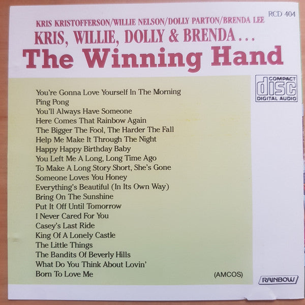 Kris*, Willie*, Dolly* & Brenda* : The Winning Hand (CD, Album)