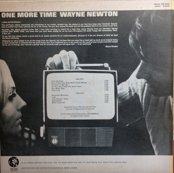Wayne Newton : One More Time (LP)