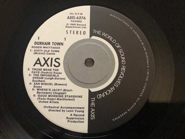 Roger Whittaker : Durham Town (LP, Comp, RE)