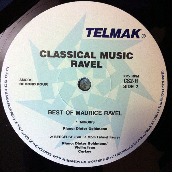 Ravel* : The Best Of Ravel (LP, Album, Comp)
