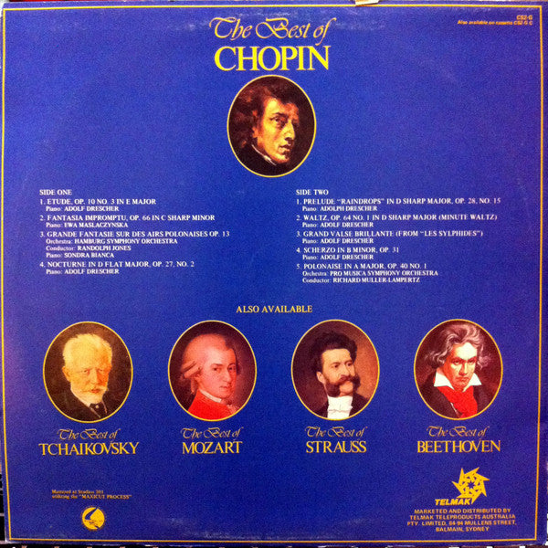 Chopin* : The Best Of Chopin (LP, Album, Comp)