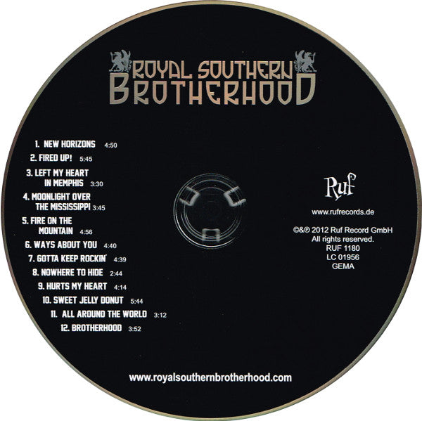 Royal Southern Brotherhood : Royal Southern Brotherhood (CD, Album)