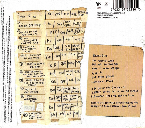 Grandaddy : Sumday (CD, Album, RE + CD, EP, Comp, Bon)