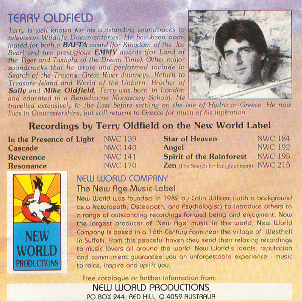 Terry Oldfield : Zen - The Search For Enlightenment (CD, Album)