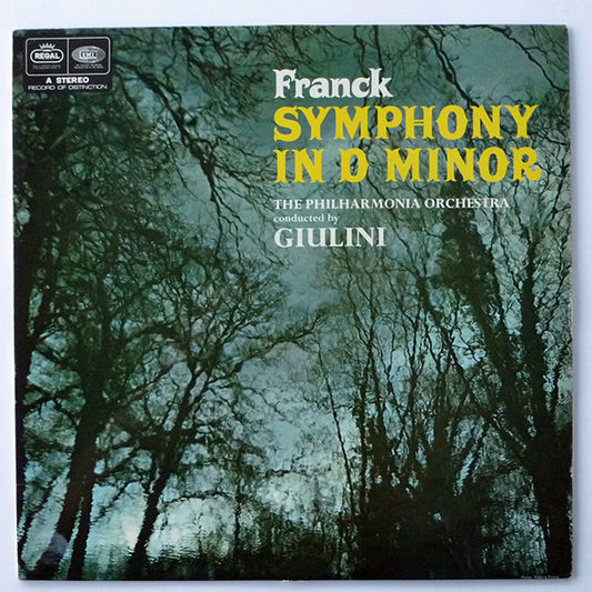 César Franck - Carlo Maria Giulini, Philharmonia Orchestra : Symphony In D Minor / Psyché Et Éros (LP, RE)