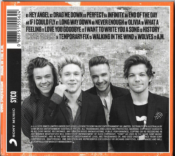 One Direction : Made In The A.M. (CD, Album, Dlx, Dig)