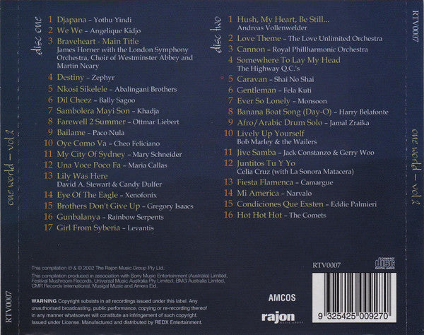 Various : One World - Vol 2 (2xCD, Comp)