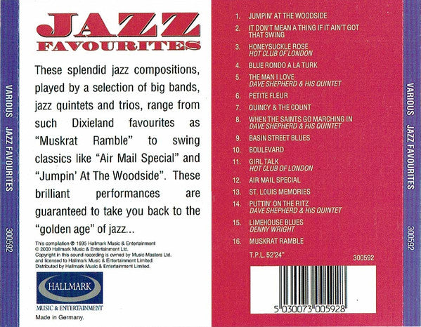 Various : Jazz Favourites (CD, Comp, RE)