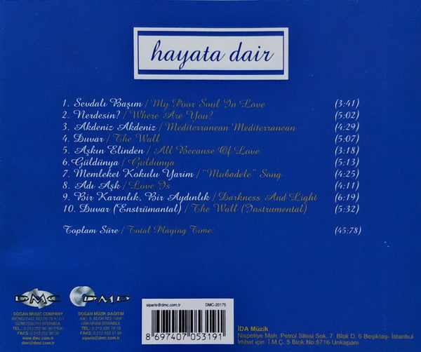 Zülfü Livaneli : Hayata Dair (CD, Album + VCD)