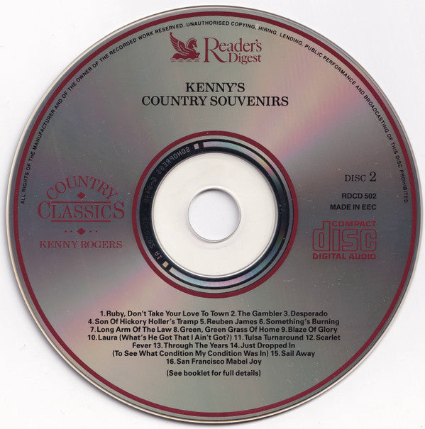 Kenny Rogers : Country Classics (3xCD, Comp, Box)