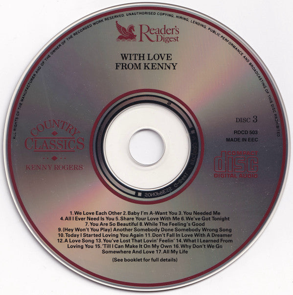 Kenny Rogers : Country Classics (3xCD, Comp, Box)
