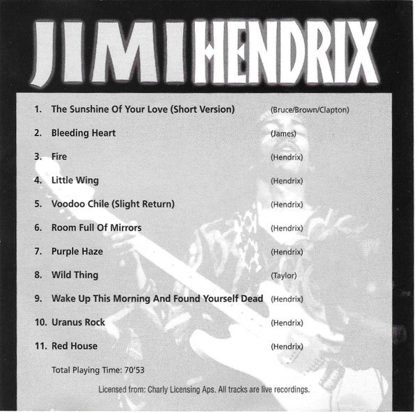 Jimi Hendrix : Jimi Hendrix (CD, Comp)
