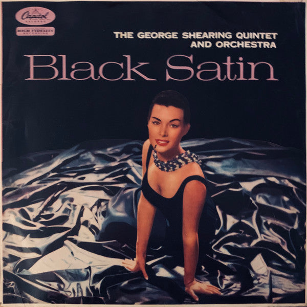 The George Shearing Quintet And Orchestra* : Black Satin (LP, Album, Mono)