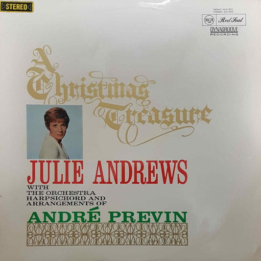 Julie Andrews With The Orchestra, Harpsichord & Arrangements Of André Previn* : A Christmas Treasure (LP, Album)