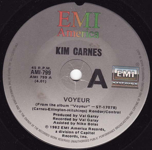 Kim Carnes : Voyeur (7", Single)