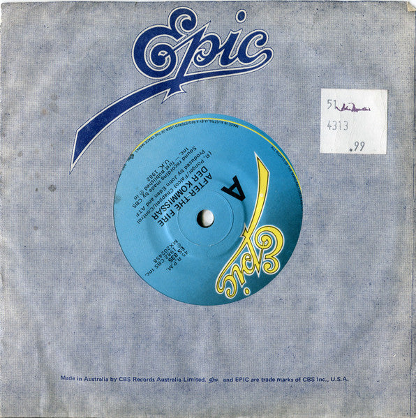 After The Fire : Der Kommissar (7", Single)