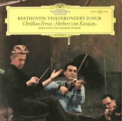 Ludwig Van Beethoven - Christian Ferras, Herbert von Karajan, Berliner Philharmoniker : Violinkonzert D-Dur (LP)