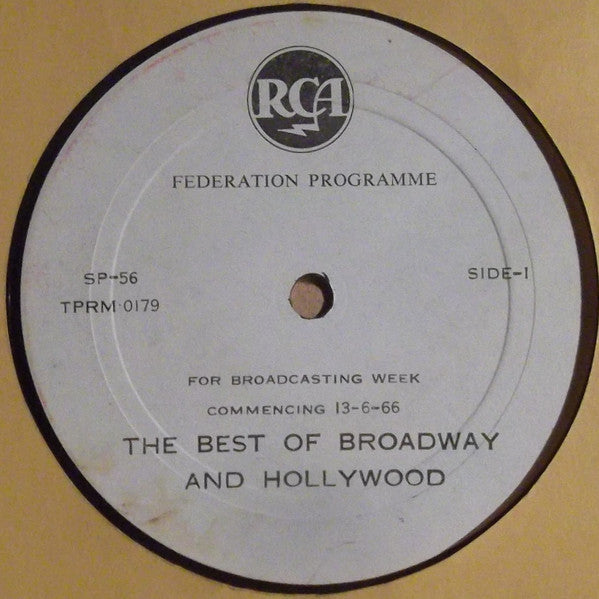 Various : RCA Federation Programme For Broadcasting Week Commencing 13.6.66 (LP, Transcription)