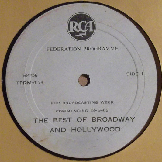 Various : RCA Federation Programme For Broadcasting Week Commencing 13.6.66 (LP, Transcription)