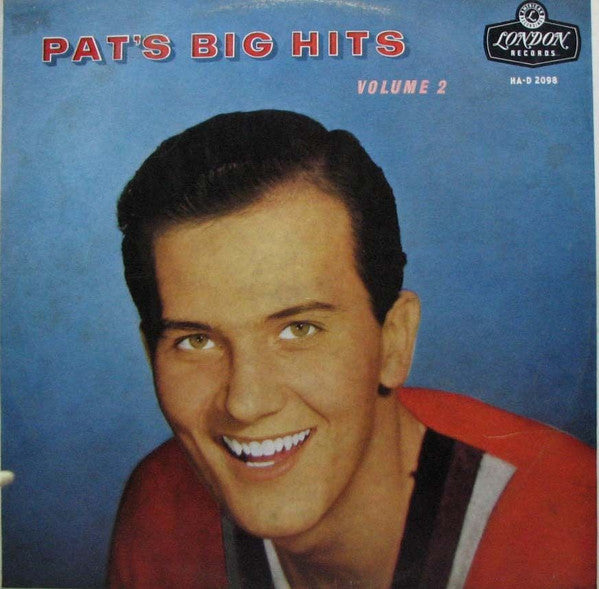 Pat Boone : Pat`s Big Hits Volume 2 (LP, Comp)