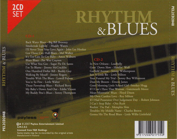 Various : Rhythm & Blues (2xCD, Comp)