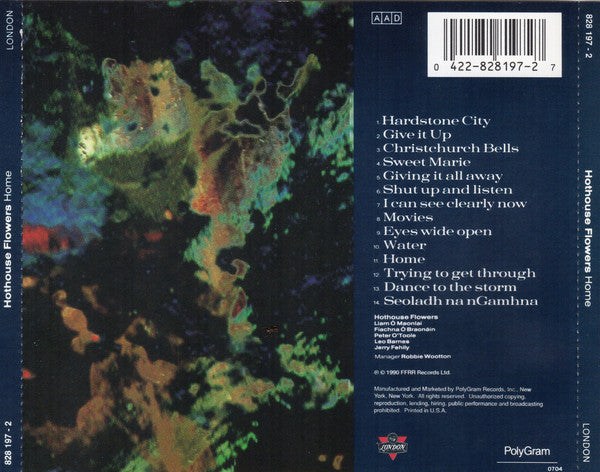 Hothouse Flowers : Home (CD, Album)