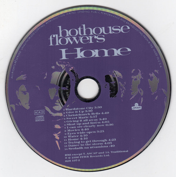 Hothouse Flowers : Home (CD, Album)