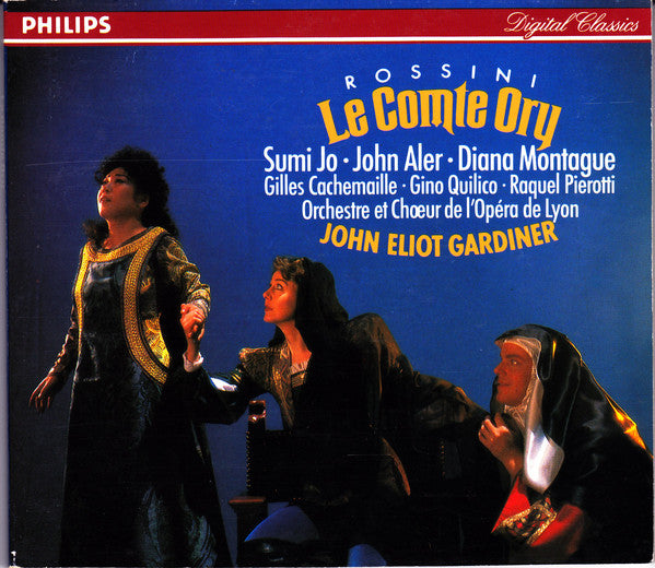 Rossini* - Sumi Jo, John Aler, Diana Montague, Gilles Cachemaille, Gino Quilico, Raquel Pierotti, Orchestre* et Chœur de l'Opera de Lyon*, John Eliot Gardiner : Le Comte Ory (2xCD, Album + Box)