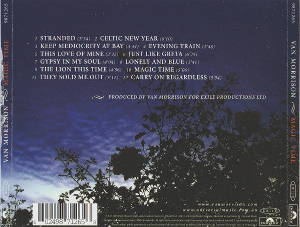 Van Morrison : Magic Time (CD, Album)