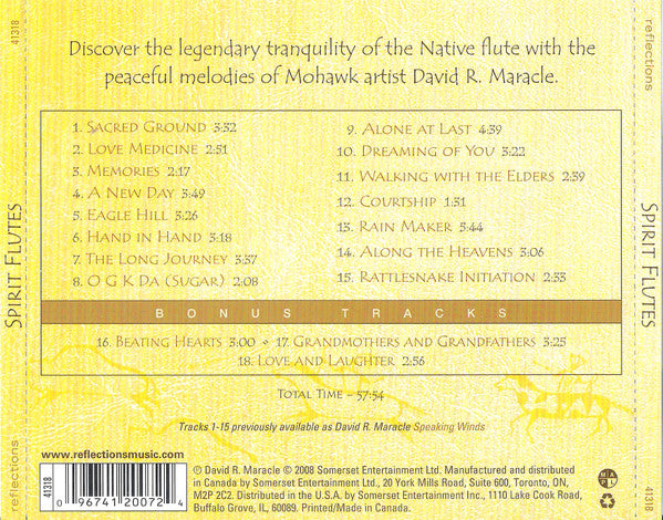 David R. Maracle : Spirit Flutes (CD)