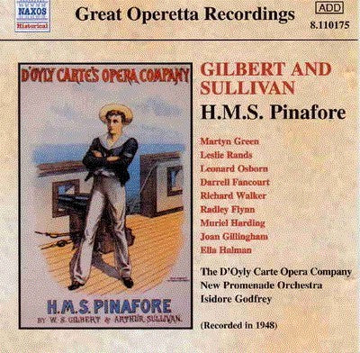 Gilbert & Sullivan : H.M.S. Pinafore (CD, Album, Mono)