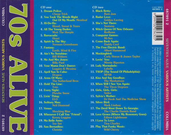 Various : 70s Alive (2xCD, Comp)