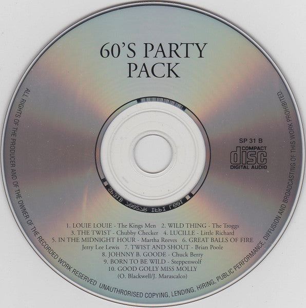Various : 60's Party Pack (CD, Comp)