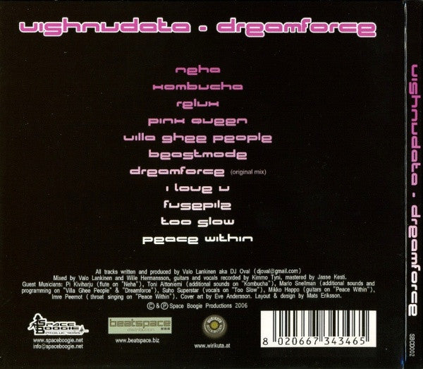 Vishnudata : Dreamforce (CD, Album, Dig)