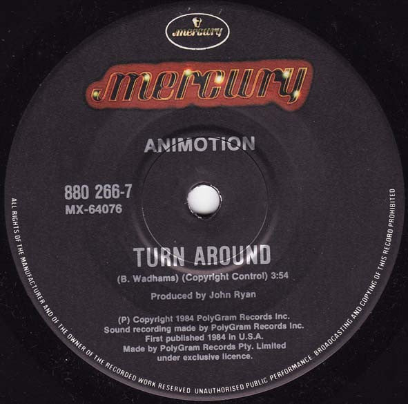 Animotion : Obsession (7", Single)