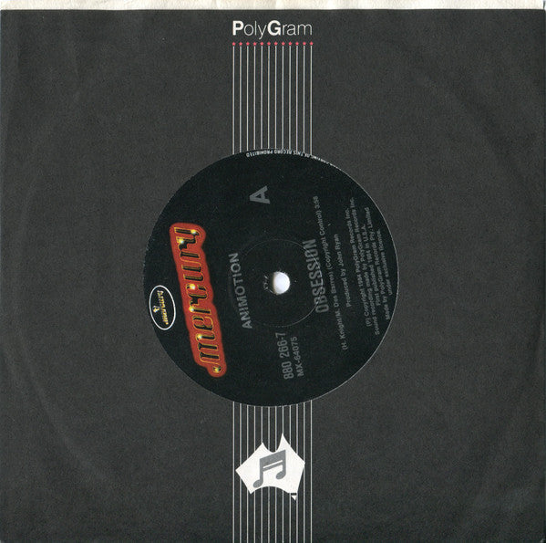 Animotion : Obsession (7", Single)