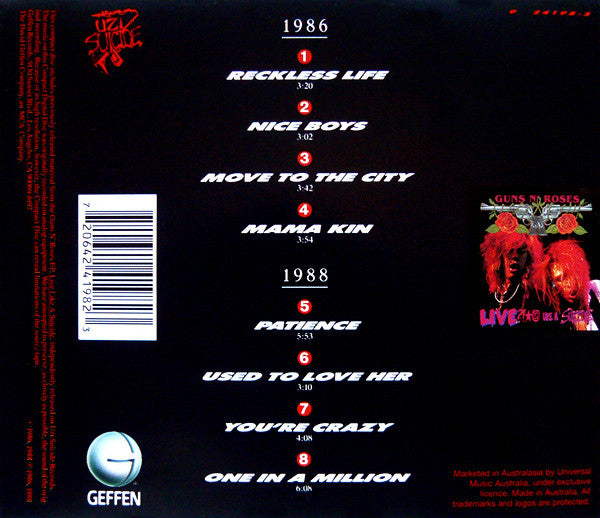 Guns N' Roses : G N' R Lies (CD, Album, RP)