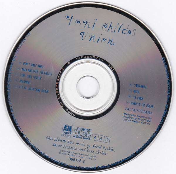 Toni Childs : Union (CD, Album, RE)