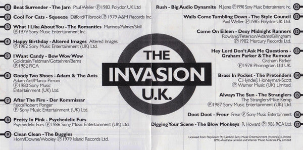 Various : The U.K. Invasion (CD, Comp)