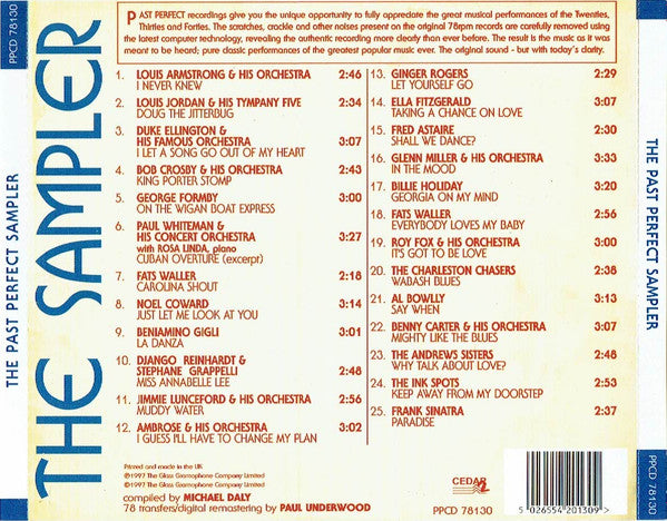 Various : The Sampler (CD, Mono, RM, Smplr)
