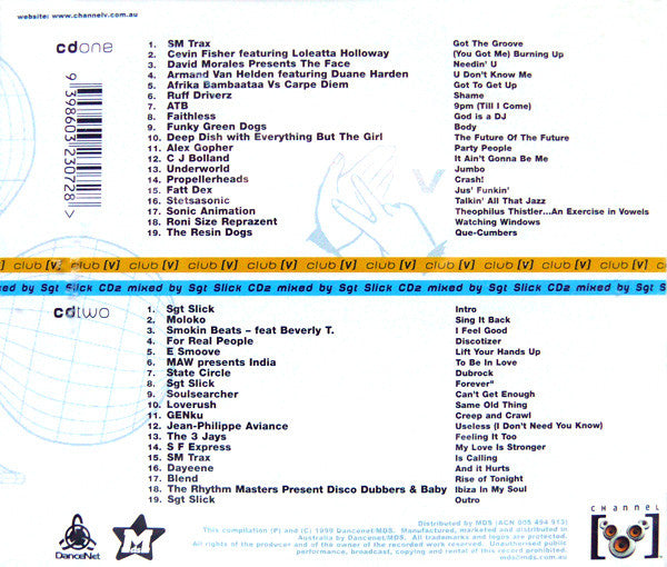 Various : Club [V] 3 (CD, Comp + CD, Mixed)